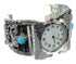 Turquoise Southwest Sterling Silver Horse Cuff Watch CX48664
